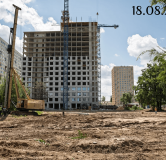 Ход строительства дома 116/24 в ЖК Крона парк -