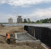 Ход строительства дома 1 в ЖК Новый Бронный -