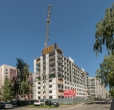 Ход строительства дома 1 в ЖК Дом на Разина -