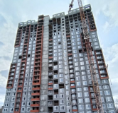 Ход строительства дома 7.1 в ЖК Уральский -