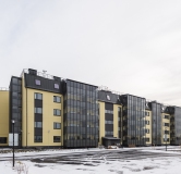 Ход строительства дома 12, строение 1 в ЖК Юттери (Финский городок) -