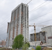 Ход строительства дома 2 в ЖК Новый Виз -