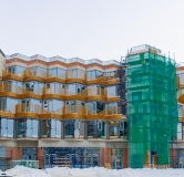 Ход строительства дома 1 в ЖК Нити -