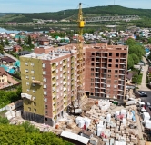 Ход строительства дома 4 в ЖК Май -