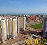 Ход строительства дома № 14 в Микрорайон Нанжуль-Солнечный -