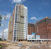 Ход строительства дома 6а, 1 этап в ЖК Время -