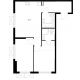 2 комнатная квартира 57,3 м² в ЖК Савин парк, дом корпус 8 - планировка