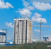 Ход строительства дома 1.8 в ЖК Созвездие -
