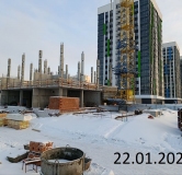 Ход строительства дома 7 в ЖК На Сармановском -
