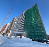 Ход строительства дома № 1 в ЖК Сормовский Дуэт -