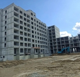 Ход строительства дома 1 (ГП-2) в ЖК Эпитеты -