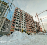 Ход строительства дома 39, секция С6, С5, С4 в ЖК Три Девятых -