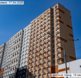 Ход строительства дома 132, корпус 223.2 в ЖК Цветной Город -