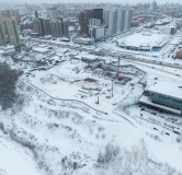 Ход строительства дома 1 в ЖК Небо над Енисеем -