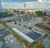 Ход строительства дома 1.1 в ЖК Меридиан -
