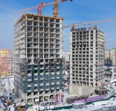 Ход строительства дома № 42, корпус 1 в ЖК Страна.Прибрежная -