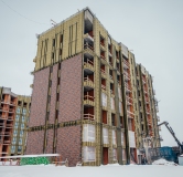 Ход строительства дома 2 в ЖК Окская Стрелка -