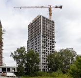 Ход строительства дома 1 в ЖК Сибирский Сад -