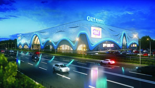 Комплекс с аквапарком «Океанис» на проспекте Гагарина 35 к1