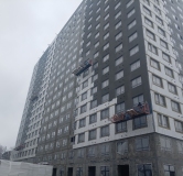 Ход строительства дома 2 в ЖК Лугометрия -