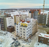 Ход строительства дома 22 в ЖК Город L-Town -