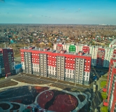 Ход строительства дома 48 в ЖК Вишневая Горка -