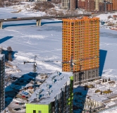 Ход строительства дома 19, секции 2-5 в ЖК Ясный Берег -