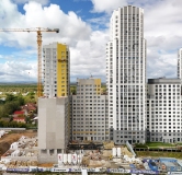 Ход строительства дома 1.3 в ЖК Парк Победы -