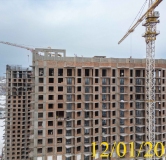 Ход строительства дома № 5.2 в ЖК Новоостровский -