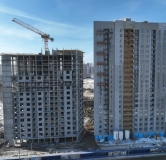 Ход строительства дома 1Г в ЖК На Тенистой -