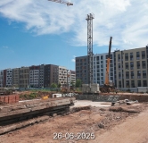 Ход строительства дома 1, секция А,Б,С в ЖК Цветы Башкирии -