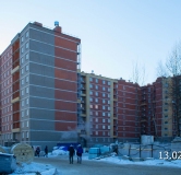Ход строительства дома 93, строение 1 в ЖК New Time -