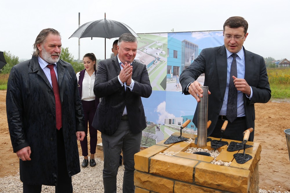 ФОК по новому проекту начали строить в Ветлуге Нижегородской области 