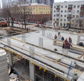 Ход строительства дома 2 в ЖК Азина 16 -