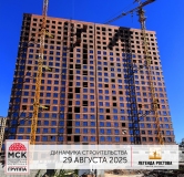 Ход строительства дома Литер 13 в ЖК Легенда Ростова -