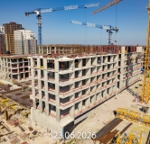 Ход строительства дома 23, ГП-72.106 в ЖК Мириады -