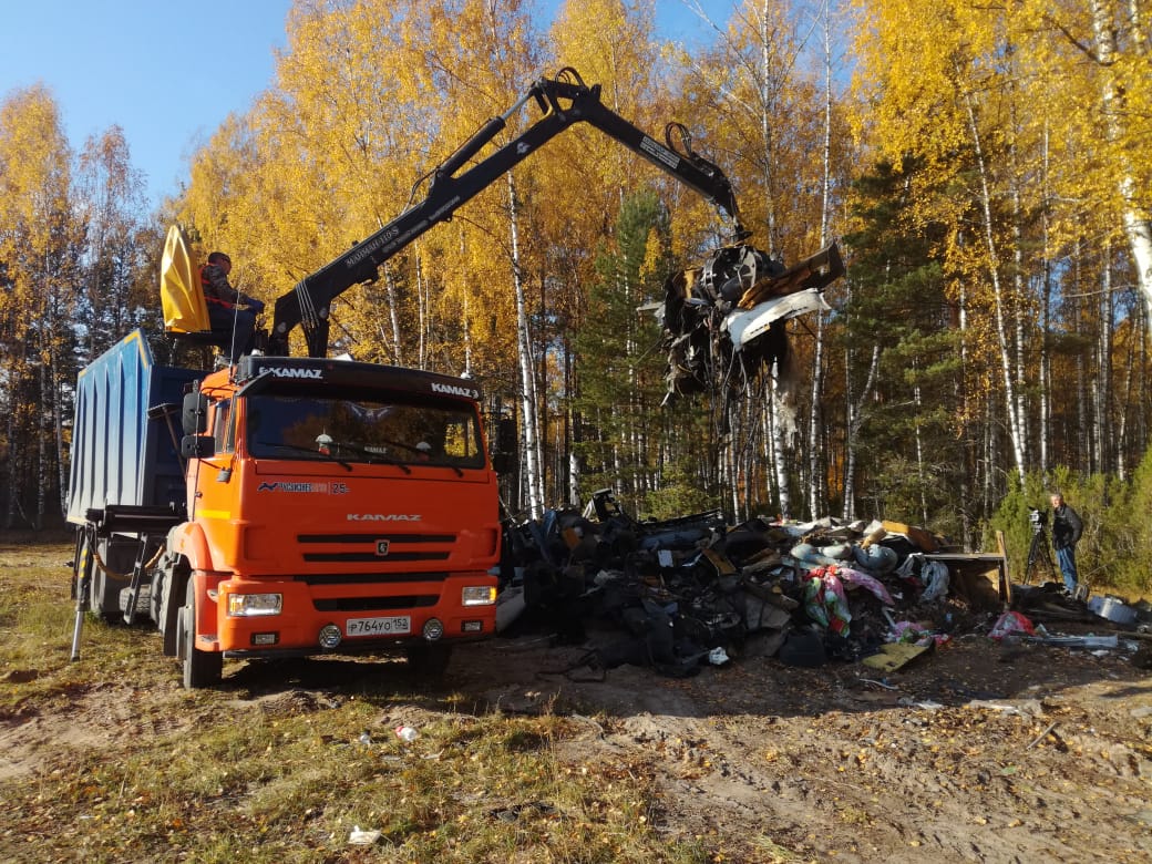 Стихийную свалку ликвидируют в поселке Останкино Нижегородской области