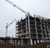 Ход строительства дома 1 в ЖК Урбан Мартен -