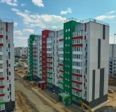 Ход строительства дома 20А в ЖК Вишневая Горка -