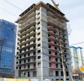 Ход строительства дома 27 в ЖК Восход -