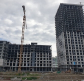 Ход строительства дома 1 в ЖК Речной квартал -