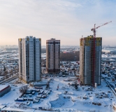 Ход строительства дома секция 3а,3б,3в в ЖК Астон. Шесть звёзд -