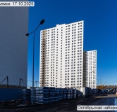 Ход строительства дома корпус 2.2 в ЖК Октябрьская Набережная -