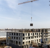 Ход строительства дома 1 в ЖК Береговой -