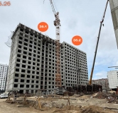 Ход строительства дома 36 в ЖК Авиатор (Авиатоr) -