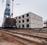 Ход строительства дома 1.3.1, секции Д,Е,Ж в ЖК Новая Дема -