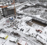 Ход строительства дома 1Д в ЖК На Тенистой -