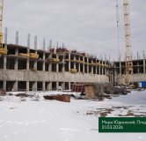 Ход строительства дома № 1.4 в ЖК Плодово-Ягодный -