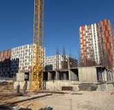 Ход строительства дома № 6 (ГП-4) в Микрорайон Комсомольский -