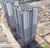 Ход строительства дома 9, корпус 18.1 в ЖК Цивилизация -